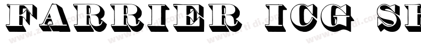 Farrier ICG Shaded字体转换